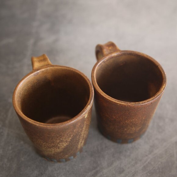 Flat Earth Pottery Kokopeli Mug Set - Picture 5 of 6